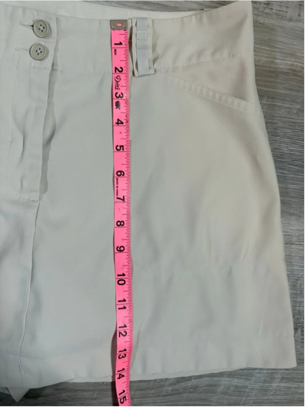 Nike Golf Tour Performance Dri-FIT Beige Skort Size 4 Tennis Athletic Golf
